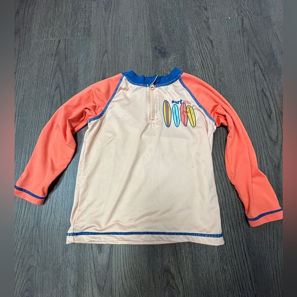 Two x2T Wonder Nation Orange&Blue Rashguard Swim Set. Exclnt cdt. 15% off w2+bdl - Picture 2 of 11